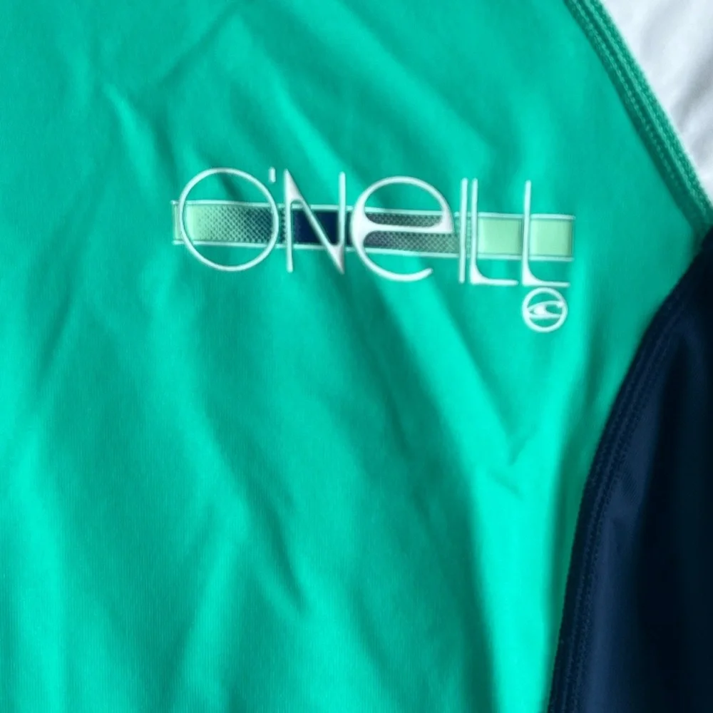 O'Neill Teal Short Sleeve Performance Rash Guard - Picture 2 of 6